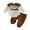 Colorful, variant on Baby Boys Fall Outfits Long Sleeve Letter Embroidery Romper Pants Set