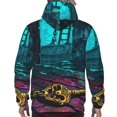 thumbnail image 7 of Wukai Lost Golden Key Print Men Hoodies Fleece Sweatshirts Long Sleeve Sweaters Pullover Fall Outfits Winter Clothes-3X-Large, 7 of 7