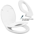 thumbnail image 6 of Round Toilet Seat with Built-In Toddler Training Seat, 6 of 8