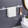 thumbnail image 3 of Transparent 2 sets of opp with packaging curtain rod hooks without punching kitchen living room multi-purpose rod hanger curtain hooks without crossbar, 3 of 8