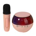 thumbnail image 4 of Birdeem Subwoofer Multicolore Haut-Parleur Bluetooth Sans Fil Microphone Portable Transparent Extérieur Son K Song, 4 of 5