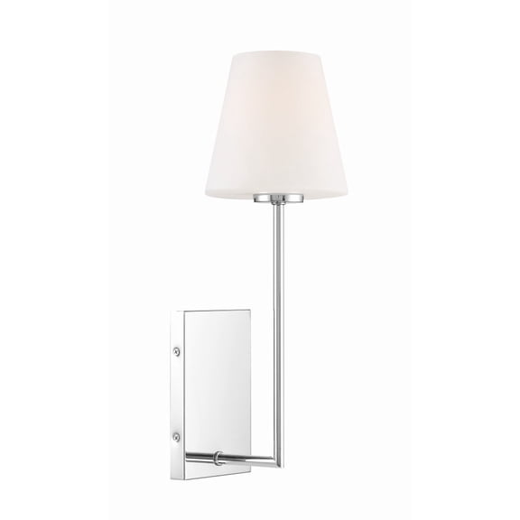 Lena 1 Light Chrome Wall Mount