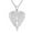 silvery, variant on Herunwer Angel Wings Necklace for Women, Guardian Angel Wings Pendant Necklace Angel Wings Heart Necklace Silver Wings Necklace, Christmas Jewelry Gifts