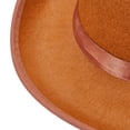 thumbnail image 4 of Cowboy Hat for Kids Girls Boys Wide Brim Hats Felt Western Cowgirl Hats for Cosplay Fancy Dress Dress-up Party, 4 of 7