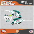 thumbnail image 2 of Kalair GFX Graphics Kit for Ktm 50SX MINI SX50 (2020-2023) Split Series, 2 of 5