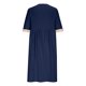 thumbnail image 4 of Vestido largo boho para mujer: vestido informal de manga corta con cuello en V, botones y bolsillos, cintura alta, 4 of 5