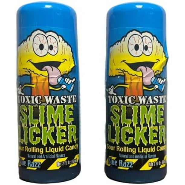Toxic Waste Slime Lickers Blue Razz 2 Pack