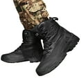 Akiihool Mens Snow Boots Men's Snow Boots Waterproof Warm Fleece Lined