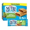 Kellogg's Nutri-Grain Soft Baked Breakfast Bar, Apple Cinnamon, Value Pack, Mid-Morning Snacks, 16ct 20.8oz pack of 2