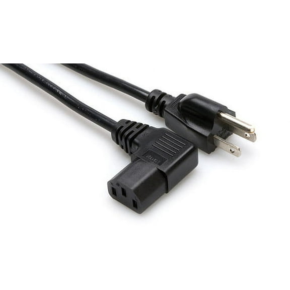 Hosa Power Cord R-Angle Iec C13-Nema 5-15P 1.5Ft