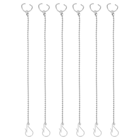 6Pcs Toilet Flapper Chain Toilet Chain Toilet Float Replacement Toilet Tank Flapper Part