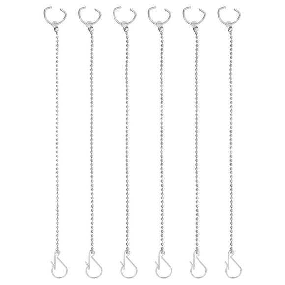 6Pcs Toilet Flapper Chain Toilet Chain Toilet Float Replacement Toilet Tank Flapper Part