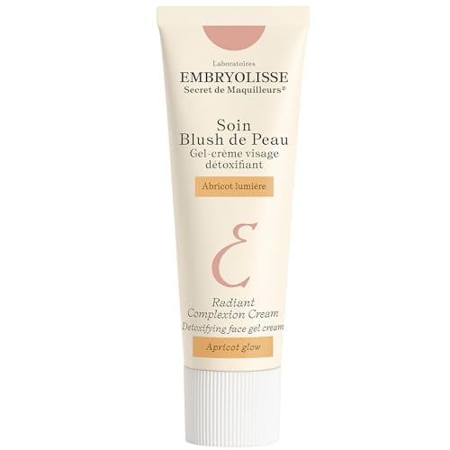 Embryolisse Radiant Complexion Cream. Hybrid Makeup &amp; Face Moisturizer with Hyaluronic Acid &amp; Shea Butter. Illuminating Care for Glowing Skin - Peach Shade, 1.01 Fl.Oz.