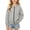 Gray, variant on Jalioing Teen Girls Zip Up Hoodie Long Sleeve Solid Hooded Jacket Casual Comfy Sweatshirt Jacket with Pocket 4-15 Years