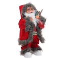 thumbnail image 2 of Electric Musical Santa Claus Christmas Statue, Adorable Moving Xmas Ornament for Holiday Decor, Battery Operated Miniature Decoration for Window or, 2 of 5