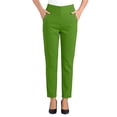 thumbnail image 2 of LVHAOGJOB Plus Size Pants for Women Length Elastic Waist Breathable with Pockets Loose Fit Straight Leg Ladies Solid, 2 of 6