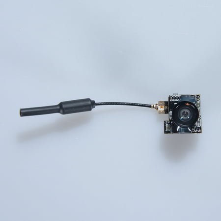 5.8G 40CH 25mW 1/4 CMOS Sensor FPV Micro AIO Camera 800TVL 2.1mm Lens with Bendable & Detachable Antenna for 0.11oz