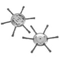 thumbnail image 4 of Cabeza de Acero Alambre de Hierba Cabezal de 6 Cabezas de Cortadora de Césped Cabeza de Cortacésped Accesorio de Céspedes De Césped de 150 mm de 6 Cuchillas Agujero Interno 5.5 5.5 5.5, 4 of 7