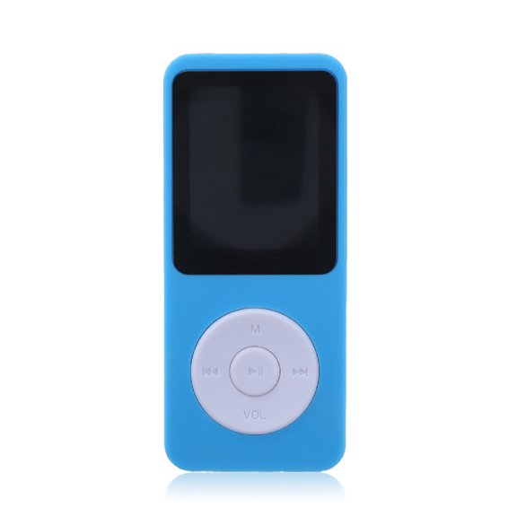 Reproductor de MP3 Injueey Pantalla Digital Portátil 8G Bluetooth 5.0 Azul