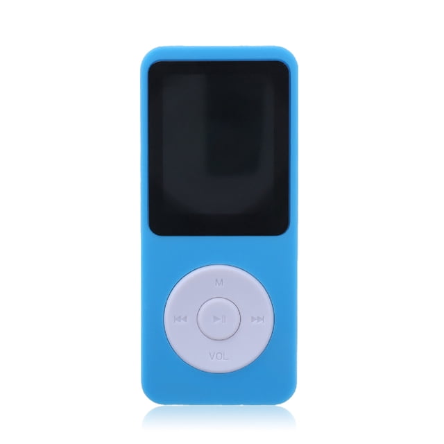 Reproductor de MP3 Injueey Pantalla Digital Portátil 8G Bluetooth 5.0 Azul