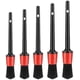 thumbnail image 1 of Rim brushes, set of 5 car care brushes, car cleaning brushes, perfect for cleaning furniture, cars, trucks (black), 1 of 5