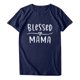 thumbnail image 5 of Blusa suelta estampada OAVQHLG3B Mujer Cuello redondo Manga corta, 5 of 5