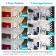 thumbnail image 5 of Luxrite 6 inch Commercial LED Recessed Light with J-Box, 15/19/24W, 4 Color Selectable, 1200/1600/2000 Lumens, Dimmable, Wet Rated 6-Pack, 5 of 8