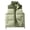 Green, variant on Mens Outdoor Vest Padded Puffer Vest Plus Size Lightweight Down Sleeveless Zip Up Quilted Gilet Outwear