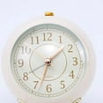 thumbnail image 3 of Reloj Despertador Jadeshay de Cuarzo redondo pequeño metálico, 3 of 5