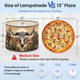 thumbnail image 2 of Lampshades 2 Pack Cow Skull Leopard Print Feathers Desert Landscape 13"x13"x10" Light Shade for Table Lamps Floor Lamp Shades Lampshade Replacement Easy Assembly, 2 of 8