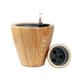 thumbnail image 2 of 2-Pack 10 in. Light Wood Plastic Self-watering Planter Pot, 2 of 12