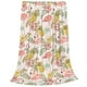 thumbnail image 2 of Balery Tropical Pink Flamingo Pineapple Manta de Felpa Suave y Acogedora – Cobija de Franela Aterciopelada para Cama, Lavable y Cálida para Sofá, Mascotas, Transpirable-50"x40", 2 of 7