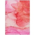 thumbnail image 2 of Addison Rugs Chantille Indoor/Outdoor Transitional Watercolors Pink Washable Rectangle Rug, 5' x 7'6", 2 of 6
