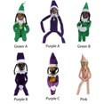 thumbnail image 4 of Snoop on The Stoop Navidad resina estilo elfo muñeca fieltro muñecas juguetes regalo (A) verde, 4 of 6