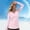 Pink, variant on OGLCCG Women's Long Sleeve UPF 50 Sun Protection Shirts V Neck Workout Shirts for Hiking Fishing Breathable Athletic Running Gym Tshirt,XXXL,Wine