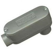 Rigid Threaded Conduit Body With Cover And Gasket, 2-1/2" Lb, Aluminum 58625
