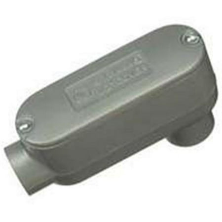 Rigid Threaded Conduit Body With Cover And Gasket, 2-1/2" Lb, Aluminum 58625