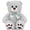 Bear-Gray, variant on MaoGoLan 13'' Cute Teddy Bear Stuffed Animal Bear Plush Toy
