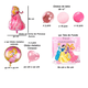 thumbnail image 2 of Globos De Princesa Aurora La Bella Durmiente Globo De Disney Xtellar rosa, 2 of 3