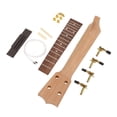 thumbnail image 1 of Make Your Own Ukulele Kit, Fine Workmanship Easy Assembly Guitar Neck String Knob Bridge Ukulele Neck Kit Professional  for Home Activities, 1 of 7