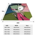 thumbnail image 4 of Galaxy Invader Zim Flannel Blanket Ultra-Soft Micro Fleece Throw Blanket For Bed Sofa Couch Car Office Unisex Adult Fuzzy Bed Blanket Cozy Kids Throw Blanket 40"x30", 4 of 8