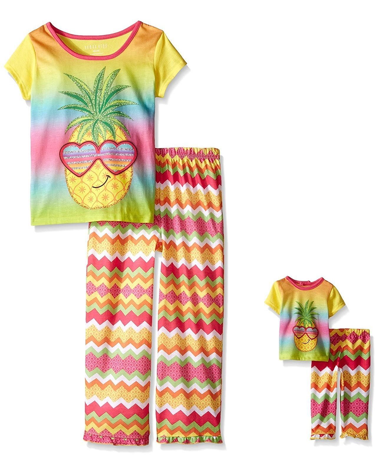matching baby doll and girl pajamas