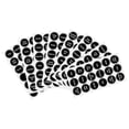 thumbnail image 1 of BRIGHTFUFU 8 Sheets Label Stickers For Containers Black PVC Removable Labeling Stickers, 1 of 7