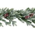thumbnail image 5 of Northlight Real Touch™️ Flocked Snowcap Grove Fir Artificial Christmas Garland - 7' x 15" - Unlit, 5 of 9