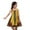 Yellow, variant on Kids Toddler Girls African Clothes Dashiki Ankara Dress Baby Girls Sleeveless Dress Summer Beach Sundress