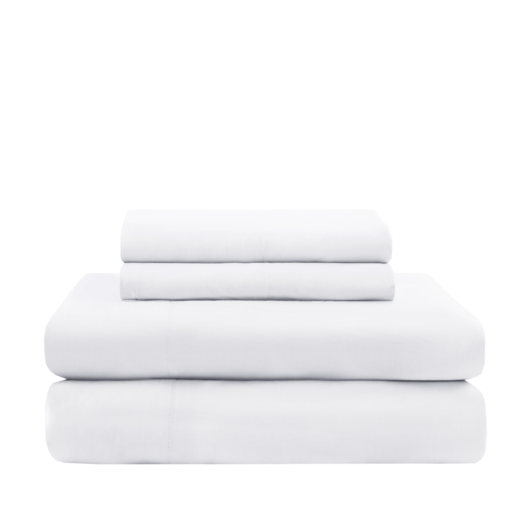 Mainstays All in One Down Alt Reversible Comforter and Sheet set- 5 Piece, Twin, White