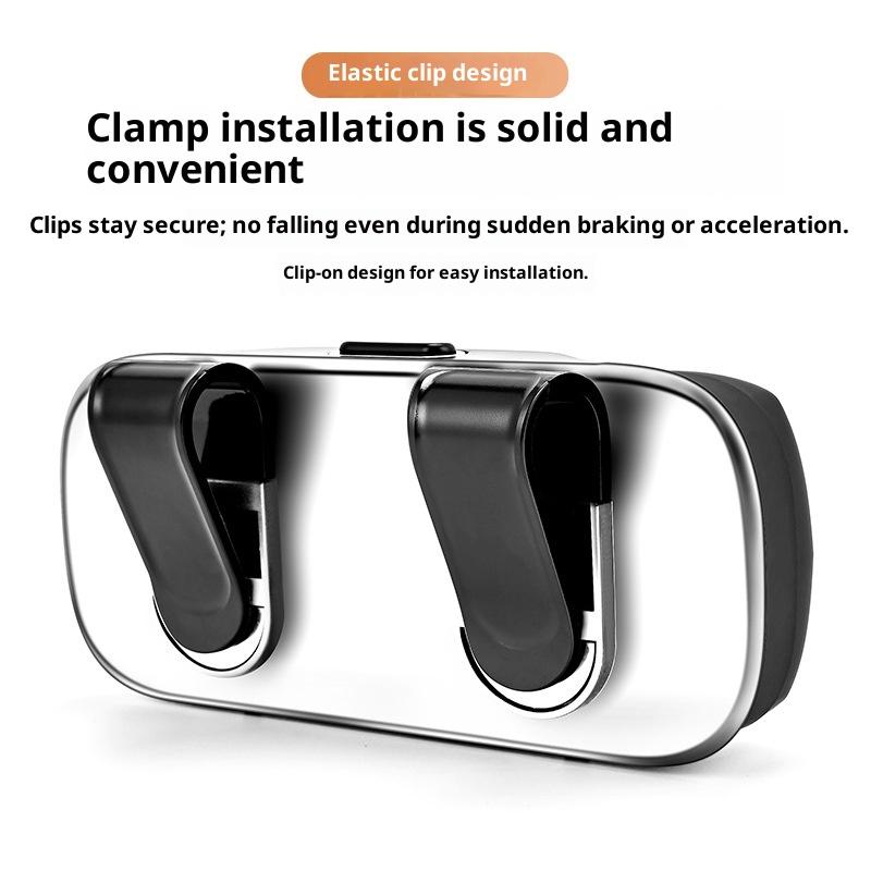 Sunglass Holder for Car Visor Clip, Car Visor Glasses Case, Vehicle Visor Accessories Organizer Box, Car Sunglass Holder Suitable for Truck, SUV and Sedan to Place Glasses (black)