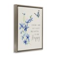 thumbnail image 2 of Stupell Industries Farmhouse Reasons To Be Happy Floral Brown Floating Frame Canvas Art, 25 x 31, by Janet Tava, 2 of 7