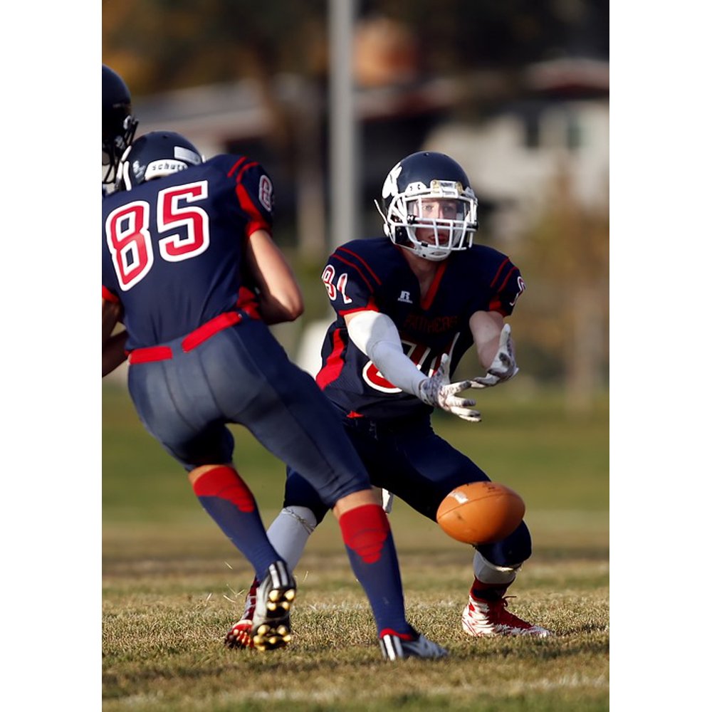 Fumble Block Muff Catch American Football20 Inch By 30 Inch Laminated