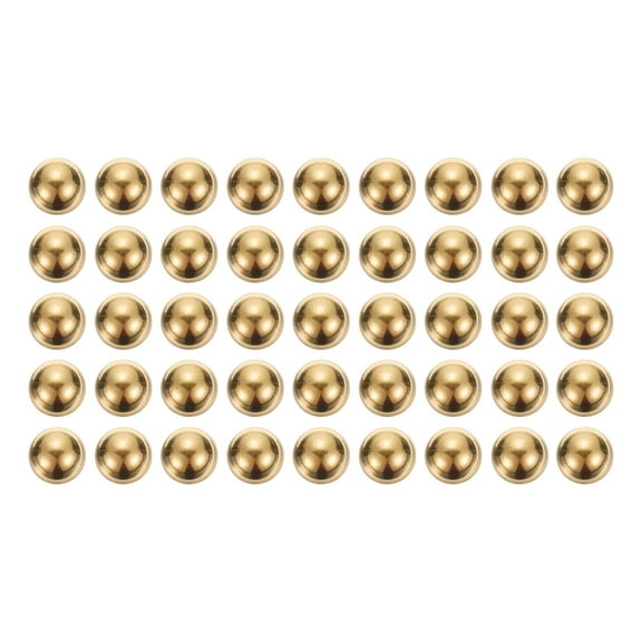 50 Packs Precision Solid Brass Bearing Balls 3mm Industrial Brass Ball Spheres
